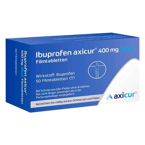 Ibuprofen axicur 400 mg akut Filmtabletten - 1