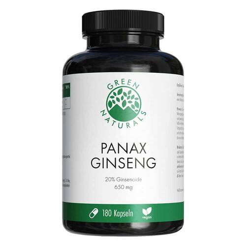 Green Naturals Panax Ginseng hochdos.vegan Kapseln - 1