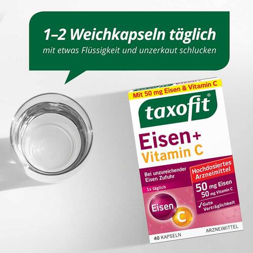 Taxofit Eisen + Vitamin C Kapseln - 4