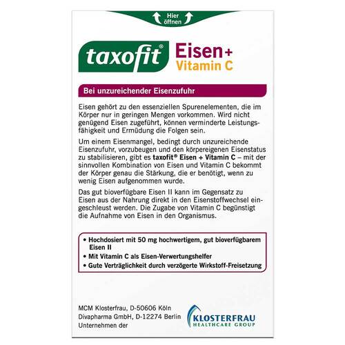 Taxofit Eisen + Vitamin C Kapseln - 6