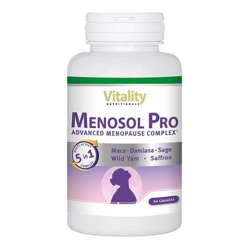 Menosol Pro Wechseljahre Maca + Yam+Fols&auml;ure Kapseln - 1