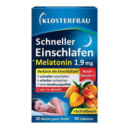 Klosterfrau Schneller Einschlafen Melatonin 1,9 mg - 1