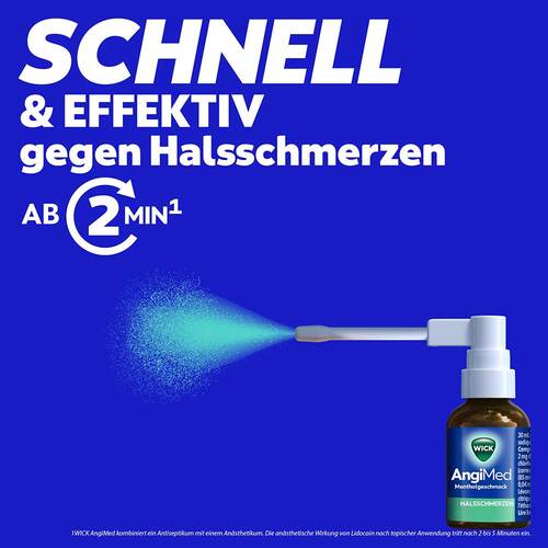 Wick Angimed Mentholgeschmack 2mg / ml + 0,5mg/ml Spr. - 2