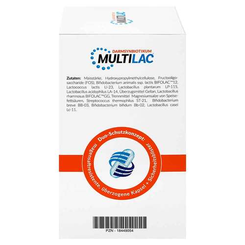 Multilac Darmsynbiotikum magensaftresistent Kapseln - 5