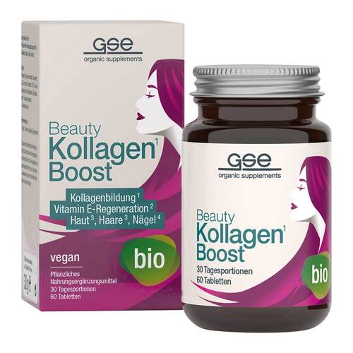 Gse Beauty Kollagen-Boost Tabletten Bio - 1