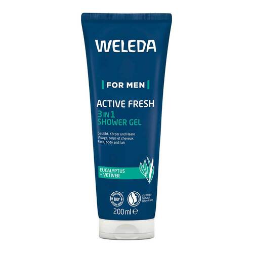 Weleda for Men Active Fresh 3in1 Shower Gel - 1