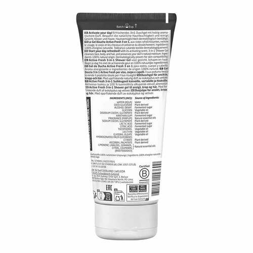 Weleda for Men Active Fresh 3in1 Shower Gel - 2