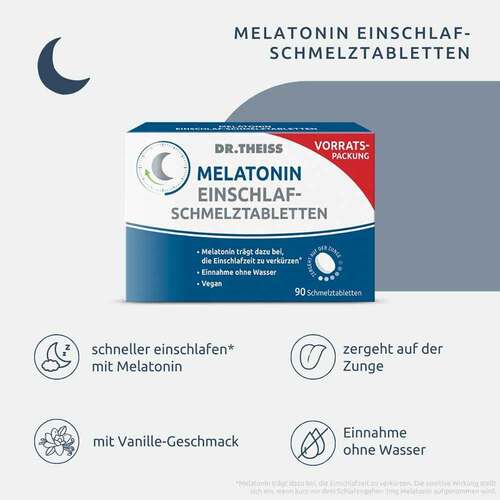 DR.THEISS Melatonin Einschlaf-Schmelztabletten - 2