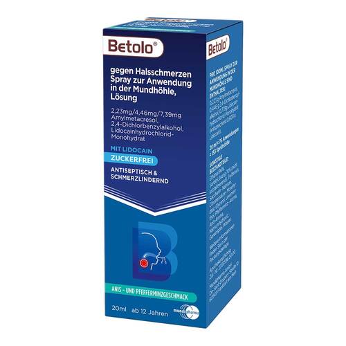 Betolo gegen Halsschmerzen Spray z.Anw.i.Mundh&ouml;hle - 1
