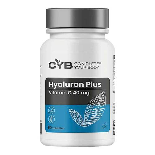 Cyb Hyaluron Plus Vitamin C + B12+Zink vegan Kapseln - 1