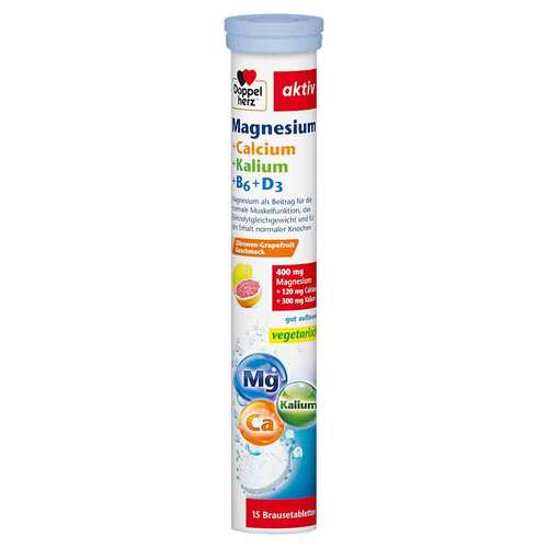 Doppelherz Magnesium + Calcium+Kalium Brausetabletten  - 1