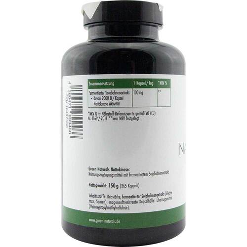 GREEN NATURALS Nattokinase 100 mg vegan Kapseln - 3