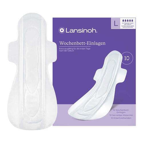 LANSINOH Wochenbett-Einlagen 0-2 Woch.nach Geburt - 1