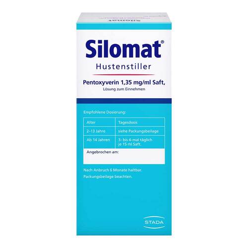 Silomat Hustenstiller Pentoxyverin 1,35 mg / ml Saft - 2