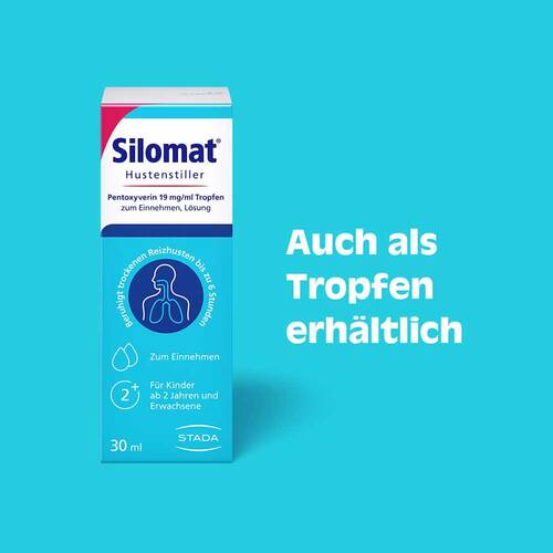 Silomat Hustenstiller Pentoxyverin 1,35 mg / ml Saft - 8