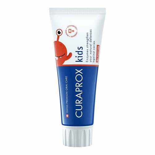 Curaprox kids Zahnpasta Erdbeere ab 0 Jahre 0 ppm - 2