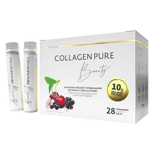 Collagen Pure Beauty 10g Kollagen hochdos.Gold Tra - 1