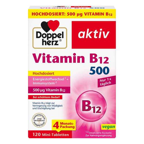 Doppelherz Vitamin B12 500 Tabletten - 1