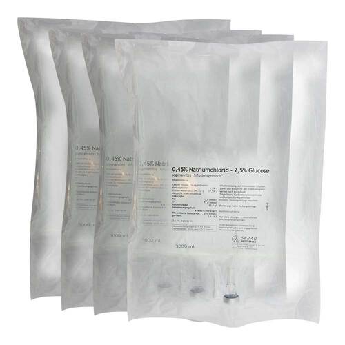 0,45% Natriumchlorid 2,5% Glucose Infusionsl&ouml;sung  - 1
