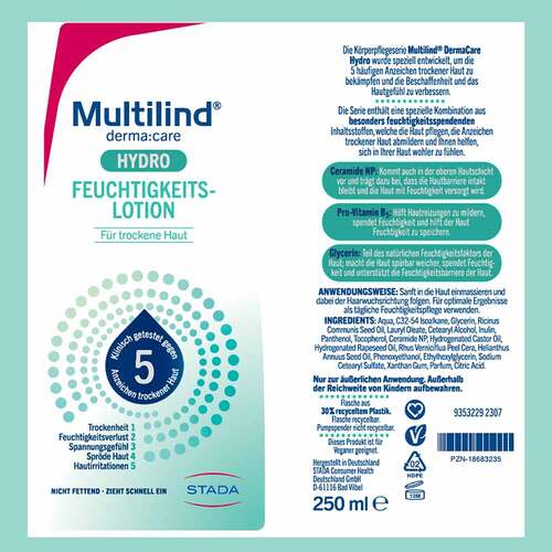 MULTILIND DermaCare Hydro Feuchtigkeits-Bodylotion - 2