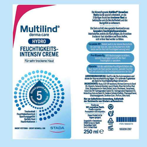 Multilind Dermacare Hydro Feuchtigk.-Intensiv Cre. - 2