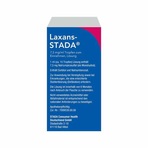 Laxans-Stada 7,5 mg Tropfen zum Einnehmen - 2