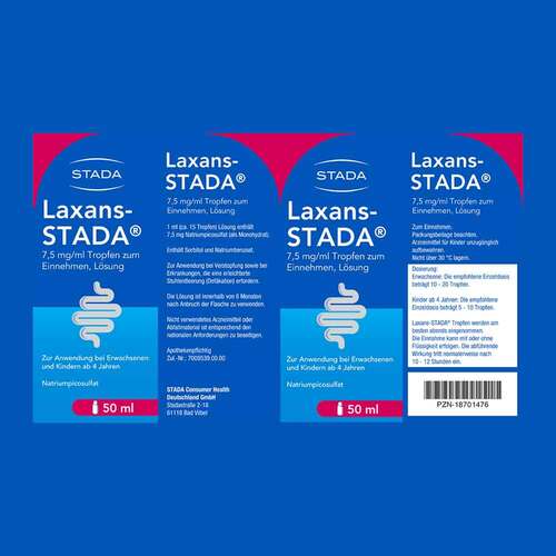 Laxans-Stada 7,5 mg Tropfen zum Einnehmen - 6