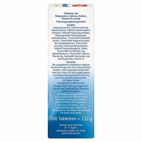 Doppelherz Magnesium 500 + Calcium+Kalium Tabletten - 4