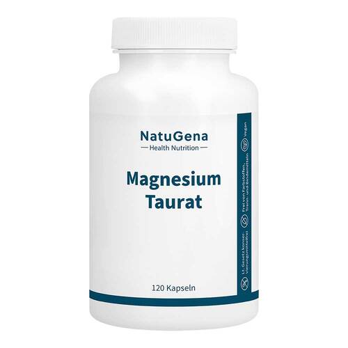Magnesiumtaurat hochdosiert + vegan Kapseln - 1