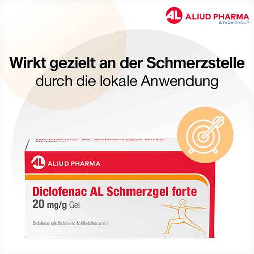 Diclofenac AL Schmerzgel forte 20 mg / g - 5