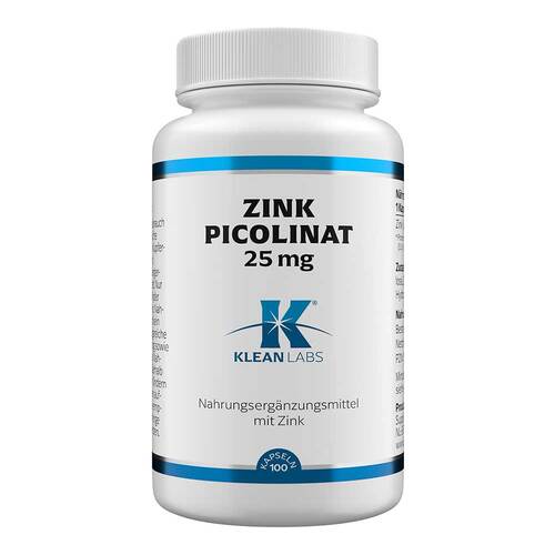 Zinkpicolinat 25 mg Klean Labs Kapseln - 1