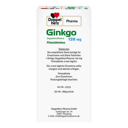 Ginkgo Doppelherzpharma 120 mg Filmtabletten - 2