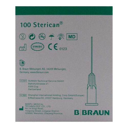 STERICAN Einmalkan&uuml;le 21 G 22 mm stumpf - 2