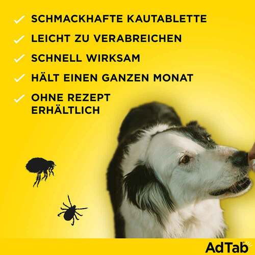 Adtab 56 mg Kautabletten f&uuml;r Hunde 1,3-2,5 kg - 5