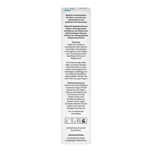 Minoxidil Doppelherzpharma M&auml;nner 50 mg / g Schaum - 3