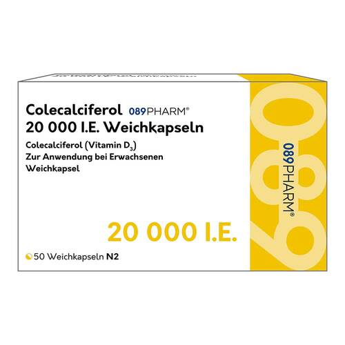 Colecalciferol 089PHARM 20.000 I.E. Weichkapseln - 1