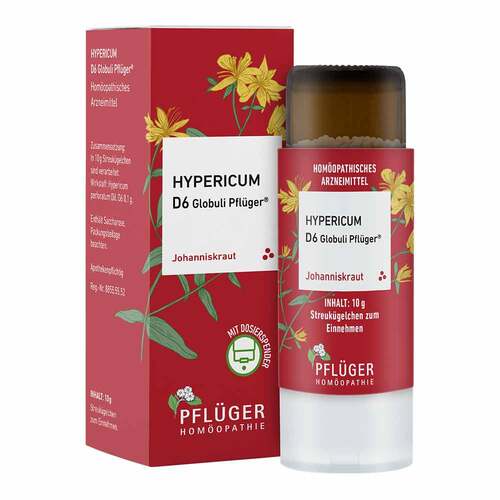 Hypericum D 6 Globuli Pfl&uuml;ger Globulispender - 1