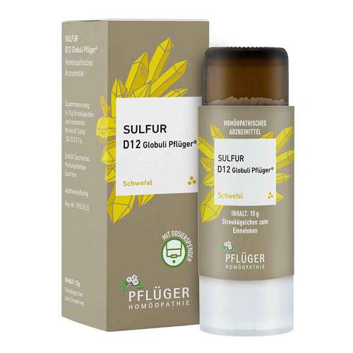 Sulfur D 12 Globuli Pfl&uuml;ger Globulispender - 1