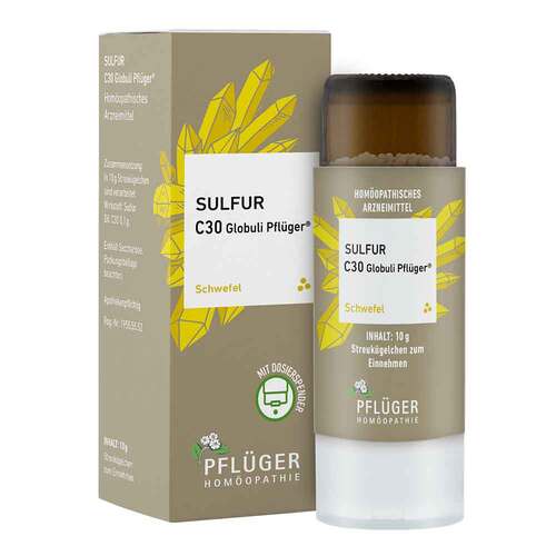 Sulfur C 30 Globuli Pfl&uuml;ger Globulispender - 1