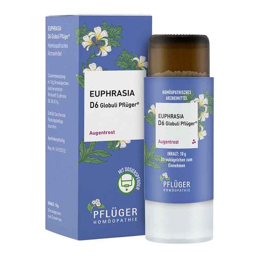 Euphrasia D 6 Globuli Pfl&uuml;ger Globulispender - 1