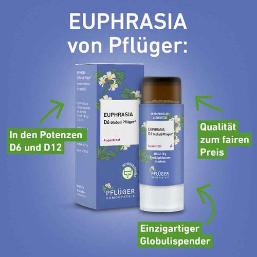 Euphrasia D 6 Globuli Pfl&uuml;ger Globulispender - 3