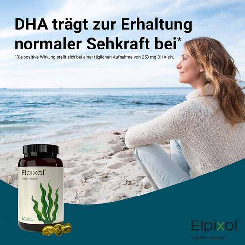 Algen&ouml;l Kapseln 1000 mg Omega-3 vegan Elpixol - 2