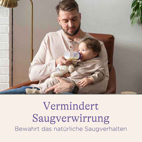 LANSINOH NaturalWave Babyflasche 160ml &amp; Sauger S - 2