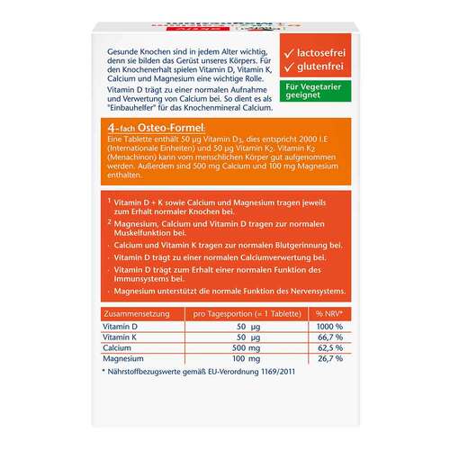 Doppelherz D3 + K2+Calcium+Magnesium Tabletten - 2