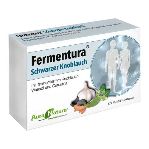 Auranatura Fermentura schwarzer Knoblauch Kapseln - 1