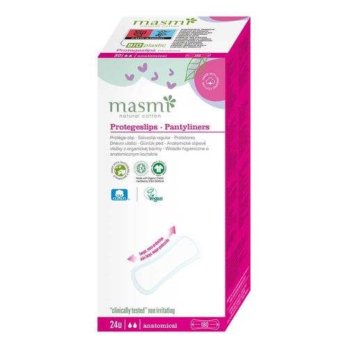 Bio Slipeinlagen Classic 100% Bio-Baumwolle Masmi - 1