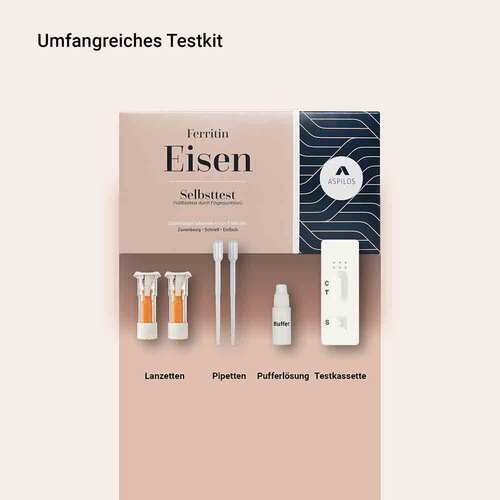 Aspilos Selbsttest Eisen Ferritin Blut - 3