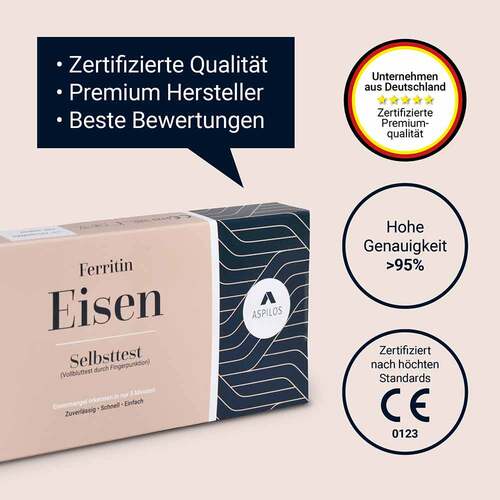 Aspilos Selbsttest Eisen Ferritin Blut - 6