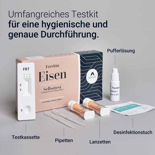 Aspilos Selbsttest Eisen Ferritin Blut - 7