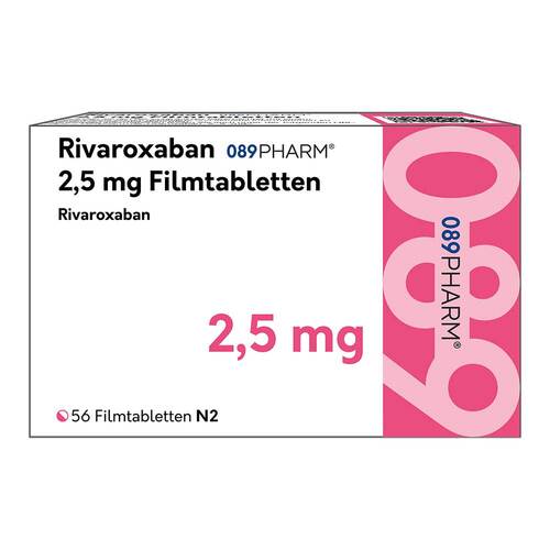 Rivaroxaban 089PHARM 2,5 mg Filmtabletten - 1